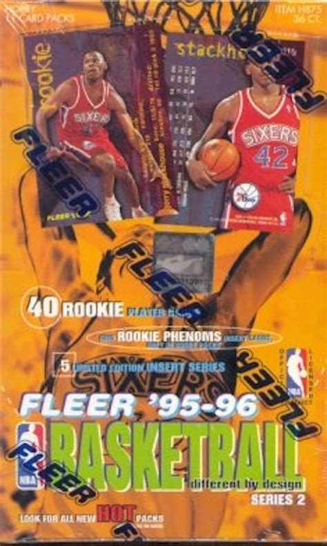 1995/96 Fleer Series 2 Basketball Hobby Box